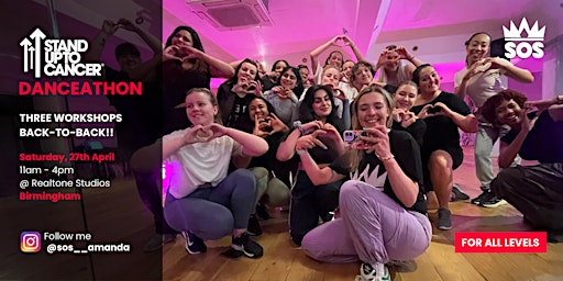 Hauptbild für SOS Dance Birmingham: STAND UP TO CANCER DANCEATHON