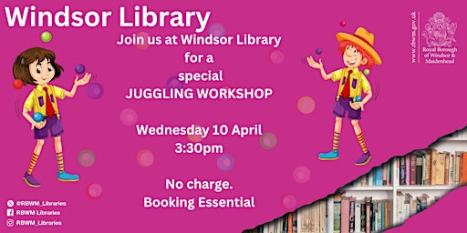 Imagen principal de Windsor Library Juggling Workshop