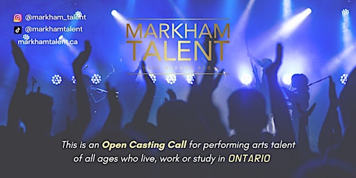 Registration Fee - Talent Open Casting Call - 2024 primary image