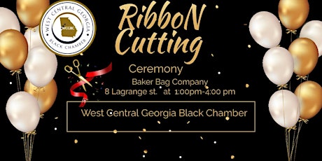 WCGBC Ribbon Cutting Ceremony celebrating the grand opening of Baker Bag Co