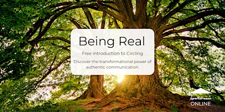 Being Real free introduction to Circling primary image