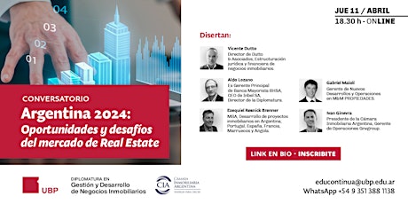 Hauptbild für Argentina 2024: Oportunidades y desafíos del mercado de Real Estate.
