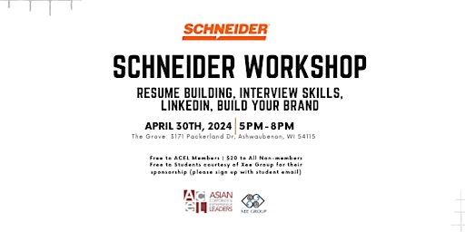 Schneider's Workshop - resume building, interview skills, and more! primary image