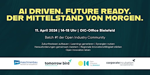 Hauptbild für Open Industry Community - 1. KI Batch