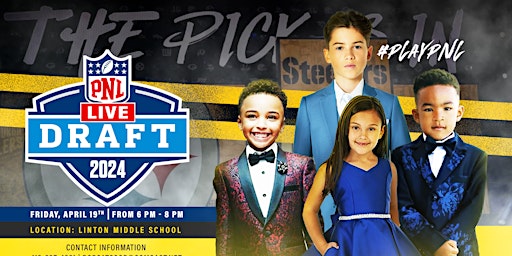 Image principale de Pittsburgh NFL League Live Flag Football Player Draft