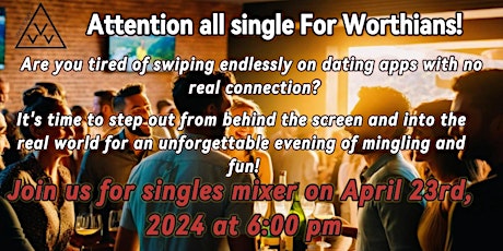 Fort Worth Singles Mixer (Dating Event)