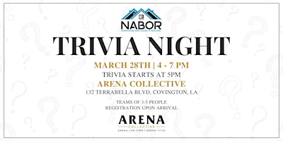 Imagem principal do evento NABOR TRIVIA NIGHT