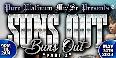Imagem principal do evento Pure Platinum MC/SC Suns Out Buns Out Uncensored Black Bike Week Bash