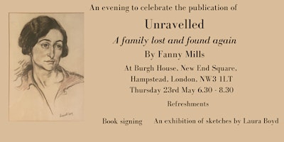 Imagem principal do evento A celebration of the publication of Unravelled, by Fanny Mills