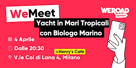 WeMeet | Yacht in Mari Tropicali con Biologo Marino