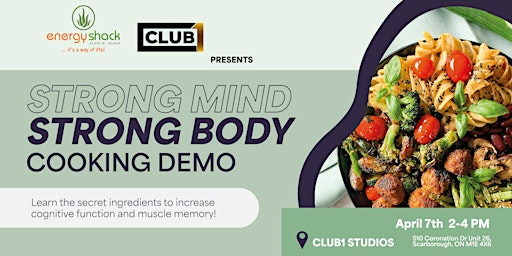STRONG MIND, STRONG BODY COOKING DEMO primary image