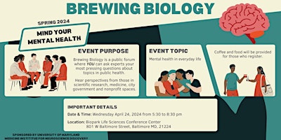 Imagem principal do evento Brewing Biology: Mind Your Mental Health