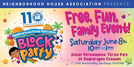 Neighborhood House Association Block Party!