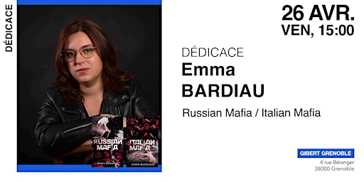 Imagen principal de GIBERT Dédicace : Emma Bardiau