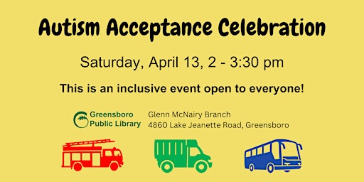 Imagen principal de Autism Acceptance Celebration