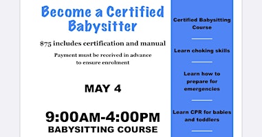 Strathmore Babysitters Course primary image