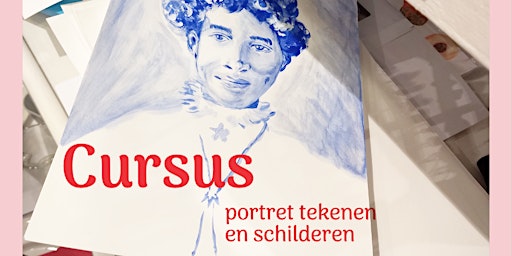 Imagem principal de Cursus portret tekenen en schilderen 5x op de dinsdagavond