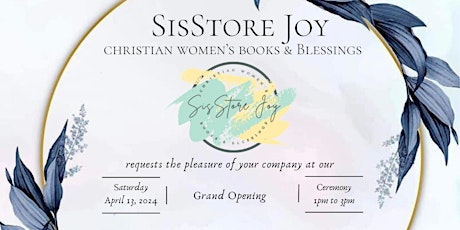 SisStore Joy Bookstore Grand Opening Celebration