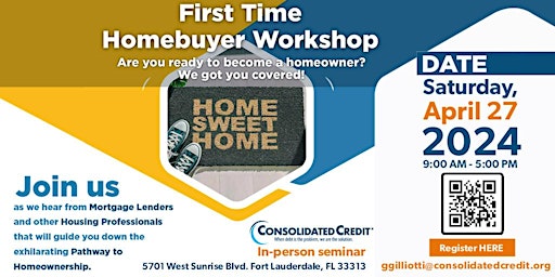 Imagem principal de First Time Homebuyers Workshop