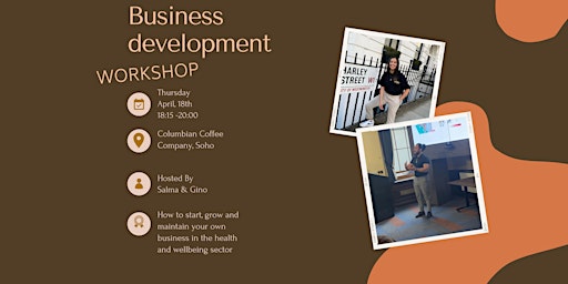 Creating your own Business in Health & Wellbeing primary image