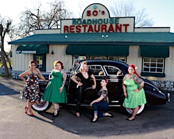 Primaire afbeelding van 50's Roadhouse classic car show and 50's festival to benefit local veterans