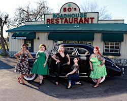 Imagen principal de 50's Roadhouse classic car show and 50's festival to benefit local veterans