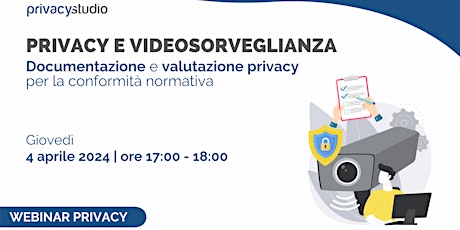 Webinar privacy e videosorveglianza