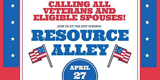 Imagem principal do evento Hot Springs Veterans Resource Alley