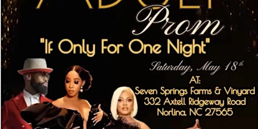 Primaire afbeelding van Adult Prom at Seven Springs May 18th