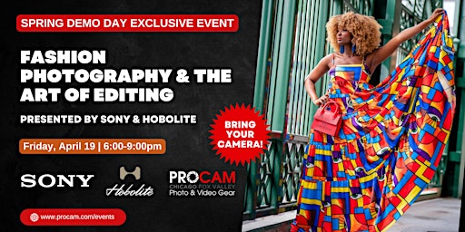 Primaire afbeelding van Fashion Photography & the Art of Editing - Sony & Hobolite Demo Day Event