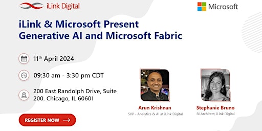 Imagem principal do evento Microsoft Lunch Event - Generative AI and Microsoft Fabric