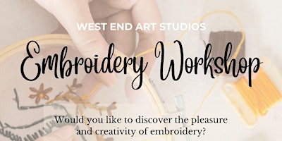 Beginner Embroidery Workshop primary image