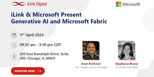 Immagine principale di Microsoft Lunch Event - Generative AI and Microsoft Fabric 