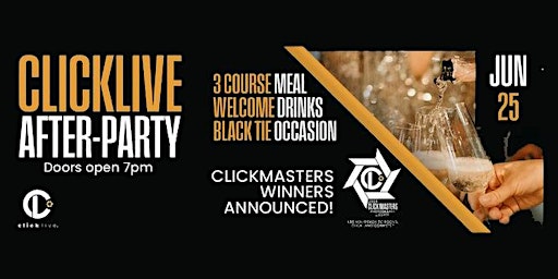 Imagem principal do evento After Party & Click Masters Awards Evening Tickets