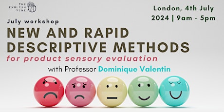 Workshop - New and Rapid Descriptive Methods for Product Sensory Evaluation