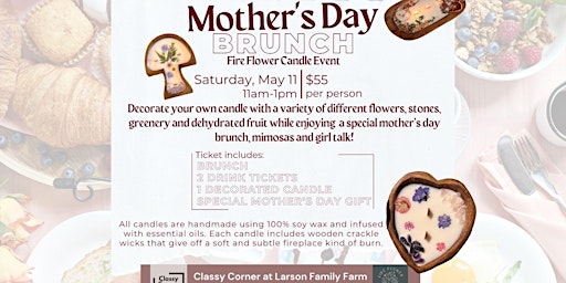 Mother's Day Brunch - Candle Decorating Event