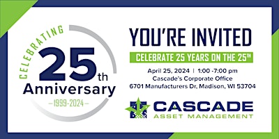 Cascade Asset Management 25th Anniversary primary image