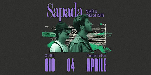 Sapada - Non è un release Party primary image