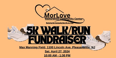 Imagen principal de MorLove Help for the Homeless 5K Walk/Run Fundraiser