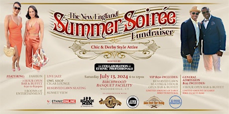 New England Summer Soiree  Chic & Derby Style Fundraiser