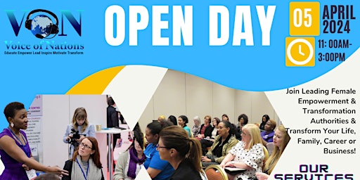 VON'S OPEN DAY & TRANSFORMATIONAL PROGRAMS primary image