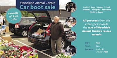 RSPCA Woodside's Spring Car Boot Sale primary image