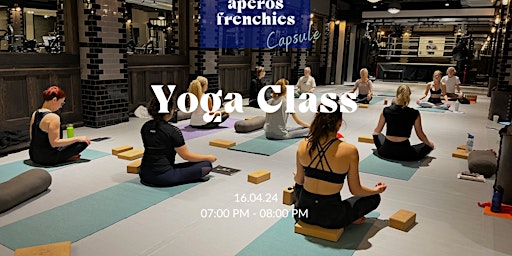 Imagem principal do evento Apéros Frenchies x Yoga Class – Paris