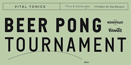 BEER PONG TOURNAMENT