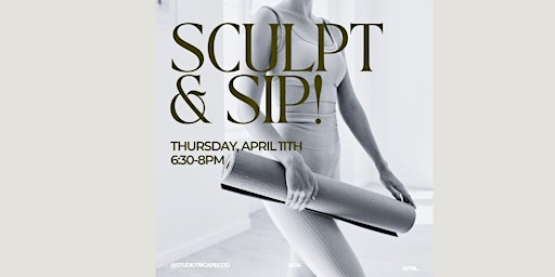 Imagem principal do evento Sculpt & Sip with Studio78!