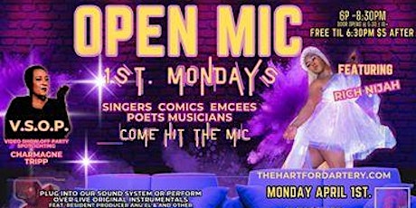 Open Mic 1st Mondays