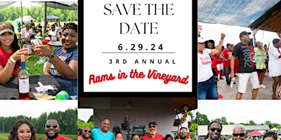 Imagem principal do evento THE 3RD ANNUAL RAMS IN THE VINEYARD! June 29th 2024
