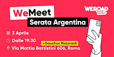 Immagine principale di WeMeet | Serata Argentina 