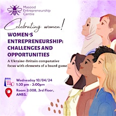 Primaire afbeelding van Women's Entrepreneurship: Challenges & Opportunities