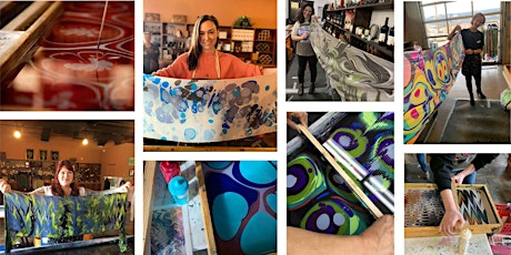 Imagem principal de Create a Silk Scarf, SIP & DIP Workshop- WEST KELOWNA